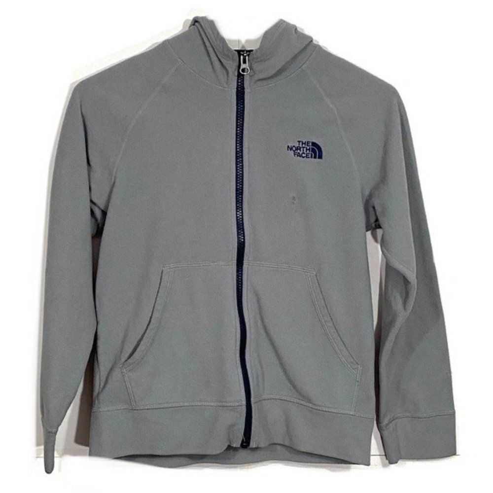 The North Face Grey Fleece Zip Up Jacket